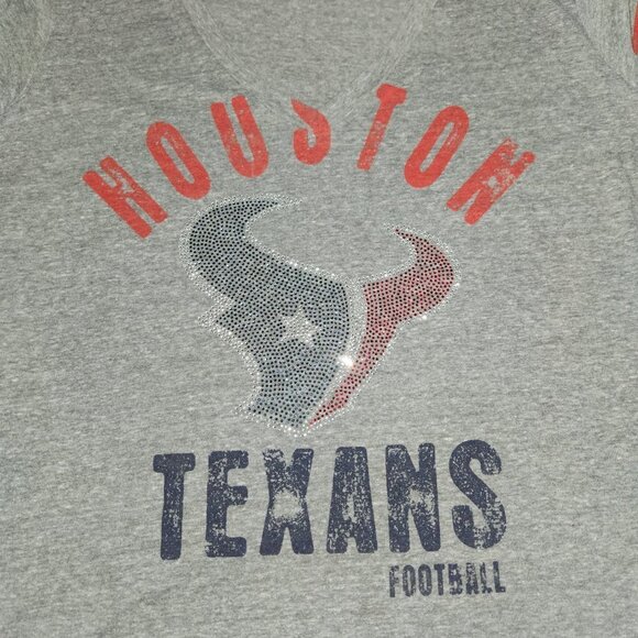 Houston Texans Rhinestone T-shirt || XL || GUC - Picture 1 of 5